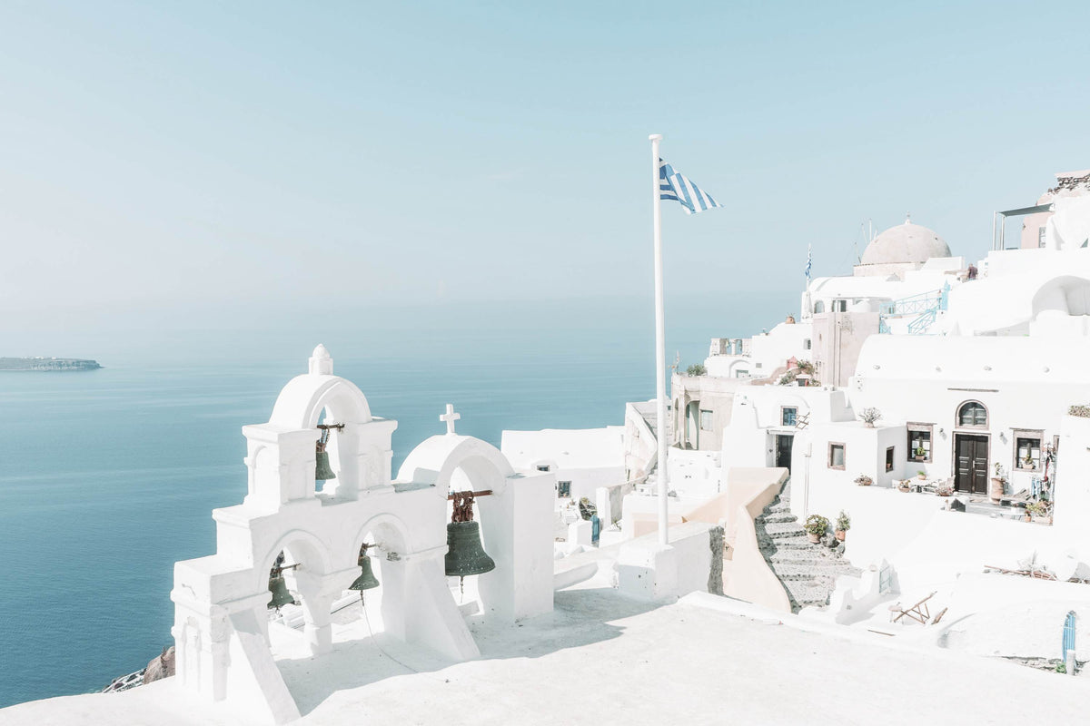 Santorini before